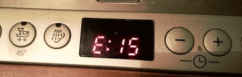 Chyba E15 v myčce Bosch - jak ji opravit