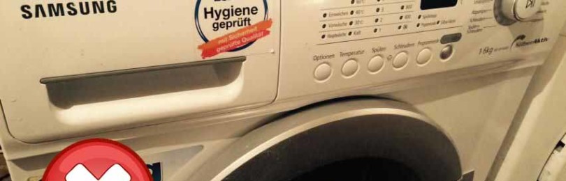 Pračka Samsung - chyba H2