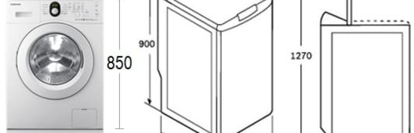 Rozměry automatických praček a další parametry, které je třeba zohlednit při nákupu