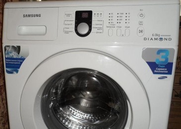 Pračka Samsung Diamond: pokyny a chyby