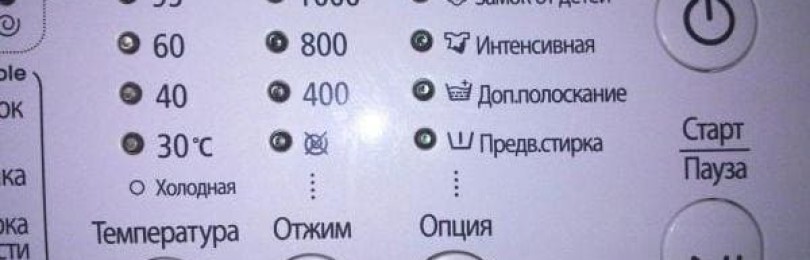 Co znamenají ikony na pračce Samsung?