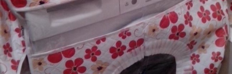 Potřebujete potah na pračku - jak si jej ušít sami