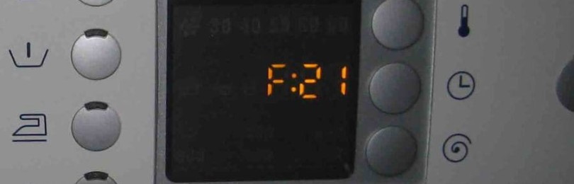 Pračka Siemens - chyba f21