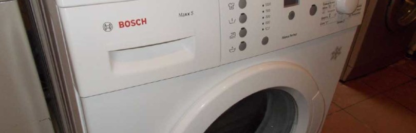 Návod na pračku Bosch maxx 5