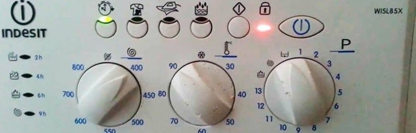 Co znamenají ikony na pračce Indesit?