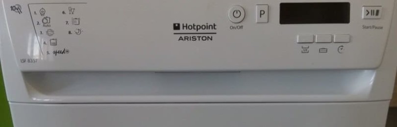 Myčka nádobí Hotpoint Ariston - chyba 5