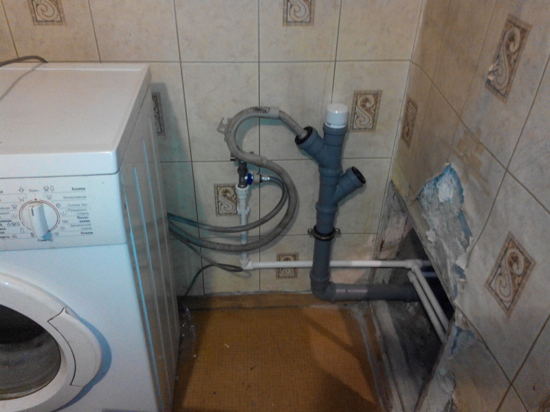 Připojení pračky na kanalizaci