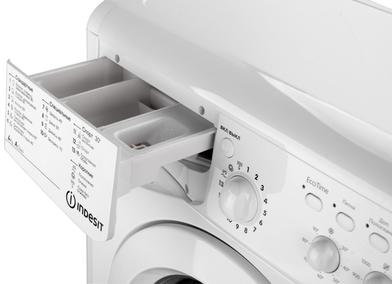  Indesit IWUC 4105 práškový zásobník