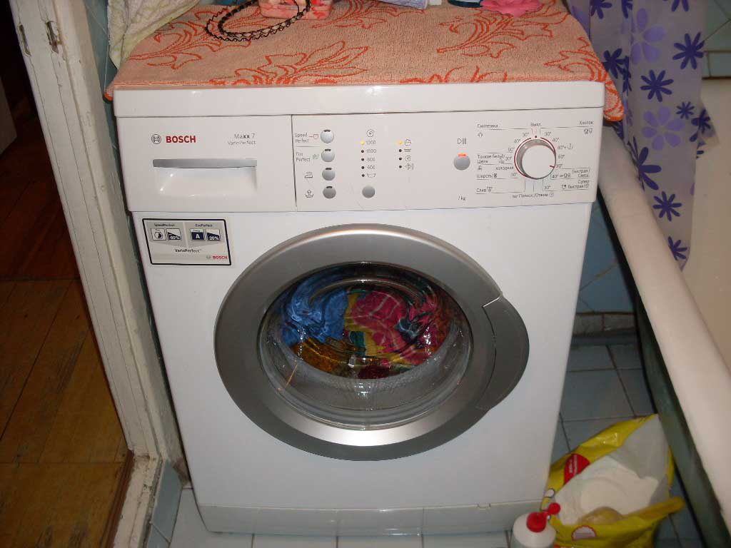 Obsluha pračky Bosch