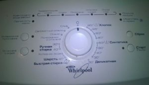 Chybové kódy pro pračky Whirlpool