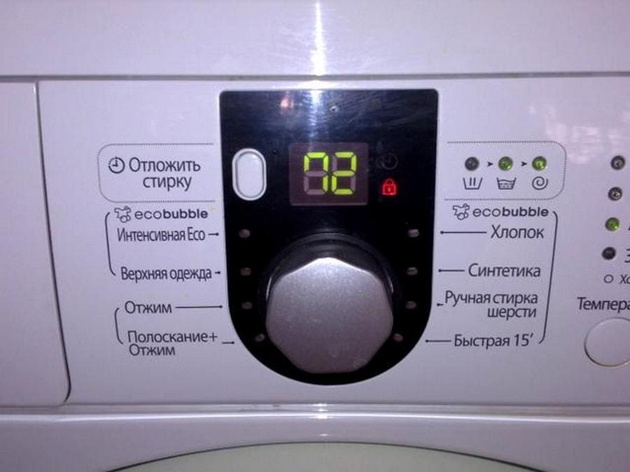 Režim máchání v pračce