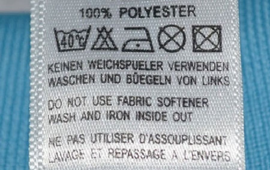 Štítek pro polyester