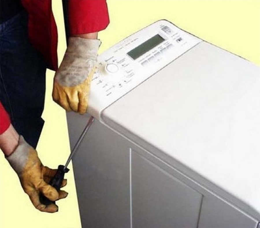 Demontáž vertikální pračky Zanussi