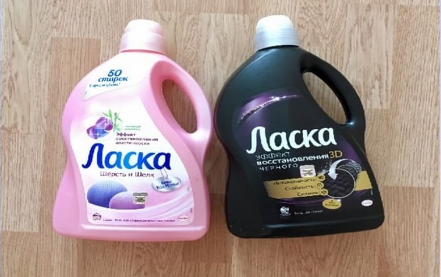 Výrobky používané k praní vlny
