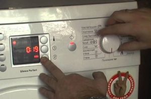 Resetování chyb na pračce Bosch