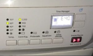 Pračka Electrolux - chyba E40