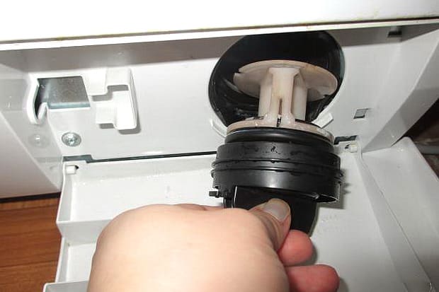 čištění filtru v pračce