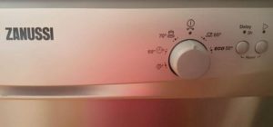 Chybové kódy myčky Zanussi