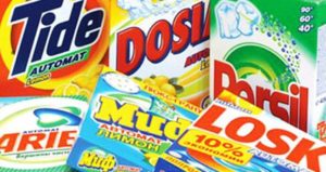 Druhy pracích prášků a vlastnosti jejich použití