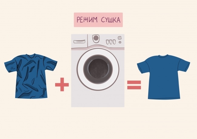 jak rychle vyžehlit tričko bez žehličky